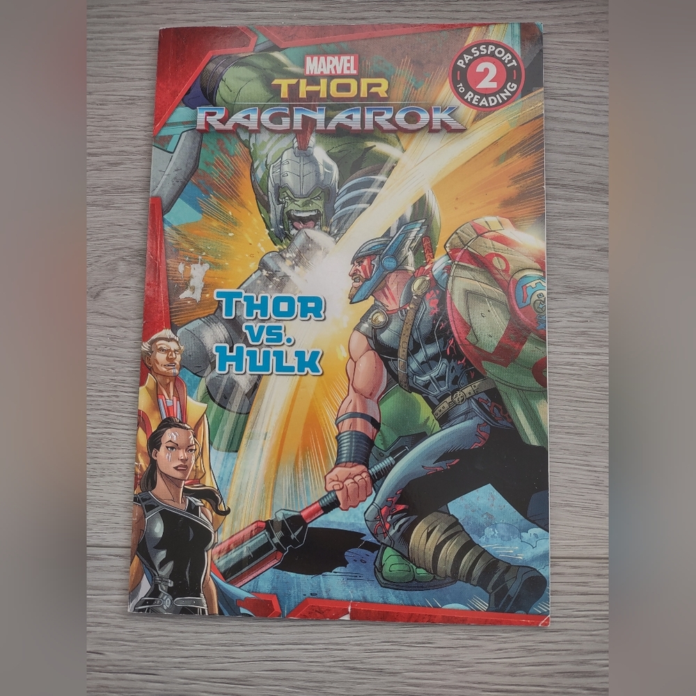 4/$20 Marvel Thor Ragnarok Early Reading Book Thor Vs. Hulk
